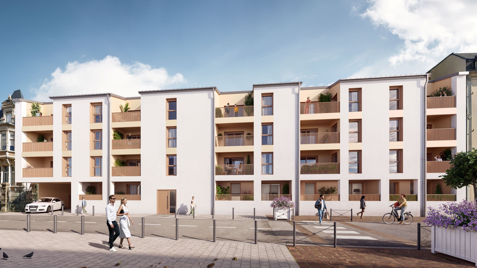 Perspective extérieure Coeur D'opale à Audin-le-Tiche