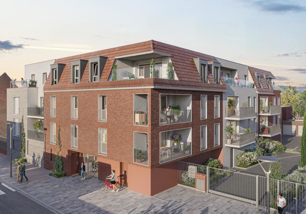 Résidence neuve par Nacarat conforme à la RE2025 (réglementation environnementale 2025)