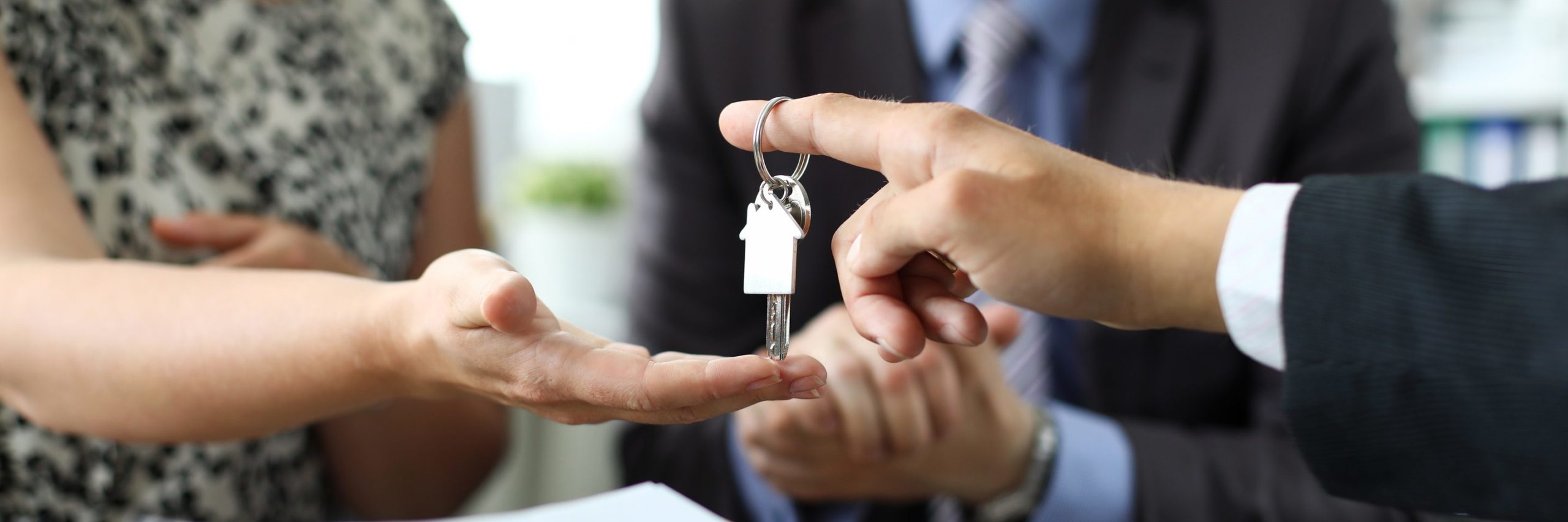 Remise de clé pour un achat immobilier